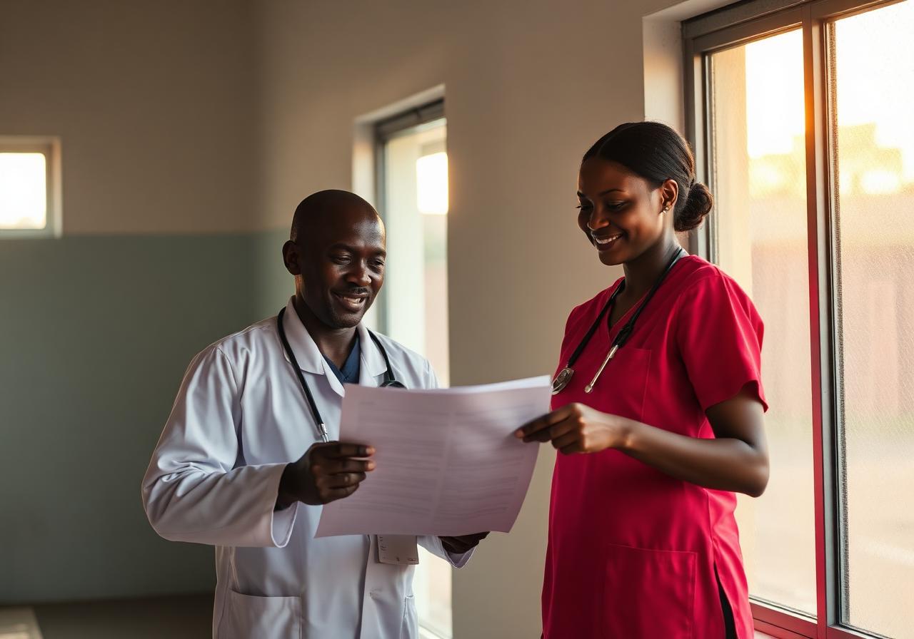 African clinicians caring for patients